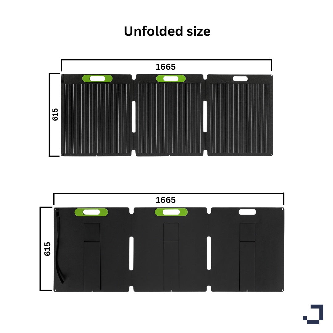 150W ETFE Solar Monocrystalline Integrated Laminated Folding Pack RG-MY150W