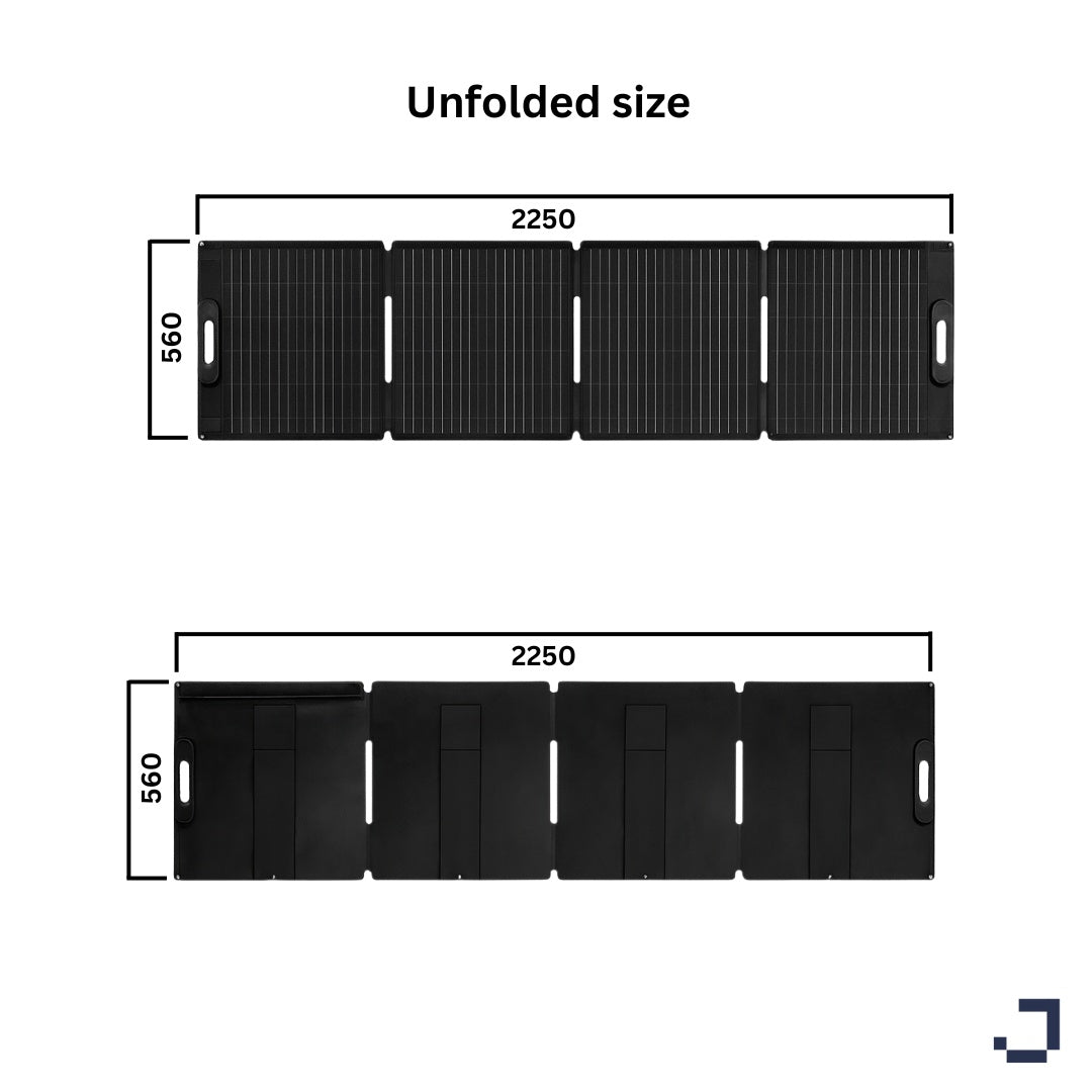 200W ETFE Solar Monocrystalline Integrated Laminated Folding Package RG-MY200W