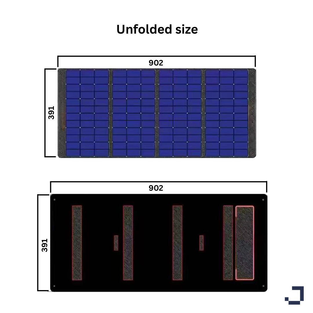 40W ETFE  Solar Monocrystalline Integrated Laminated Folding Package RG-MY40W