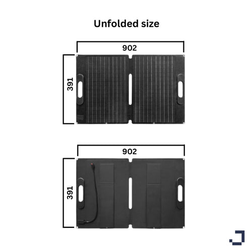 60W ETFE Solar Monocrystalline Integrated Laminated Folding Package RG-MY60W